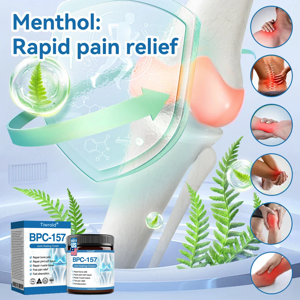 Tiwrold® BPC-157 Joint Healing Cream🦴Treats Arthritis, Neuropathy, Rheumatism, Sports Injuries & More🏆