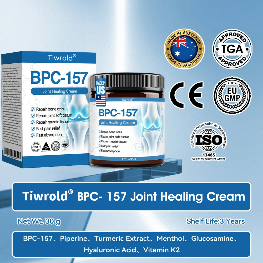 Tiwrold® BPC-157 Joint Healing Cream🦴Treats Arthritis, Neuropathy, Rheumatism, Sports Injuries & More🏆